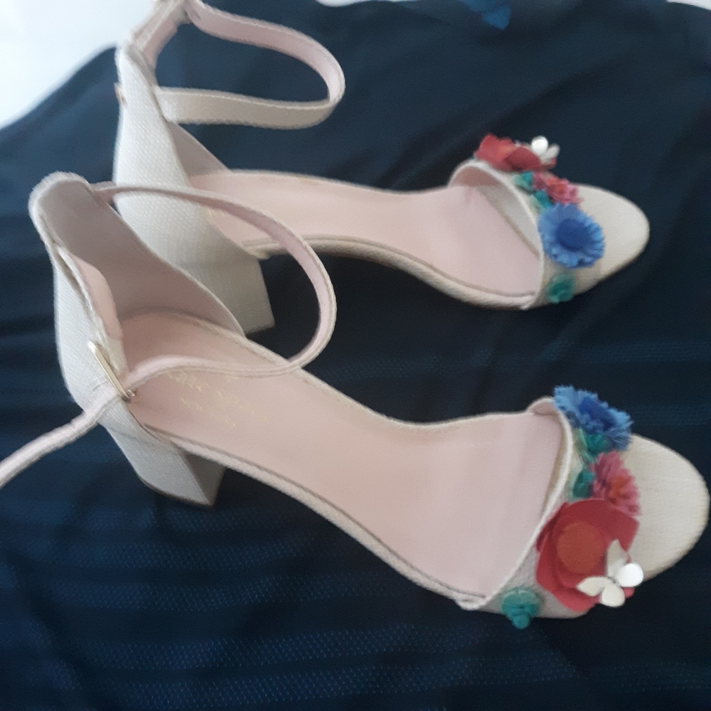 Kate Spade Butterfly Garden Summer Shoes 7.5 - Picture 4 of 6